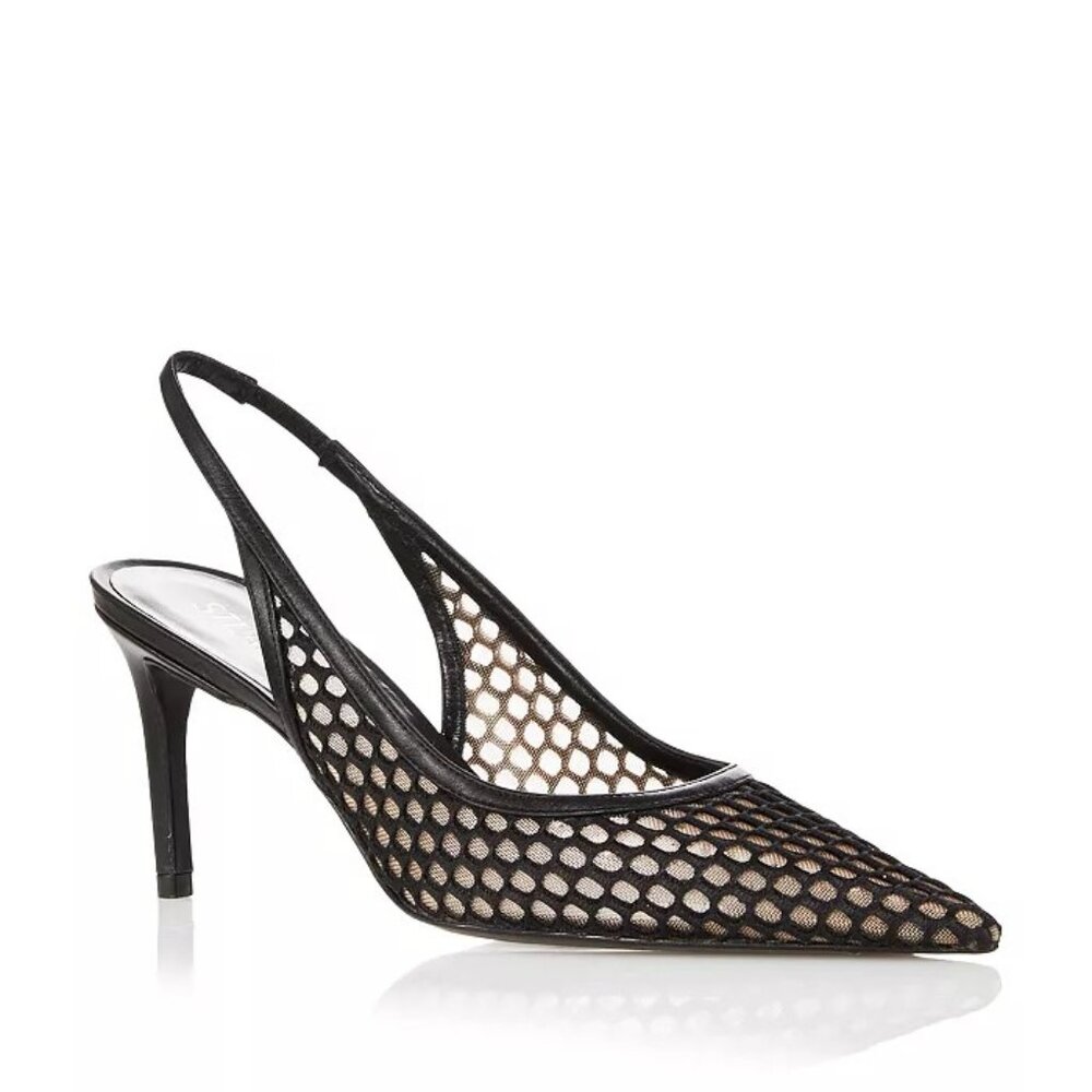 Stuart Weitzman Stuart 75 Pointed Toe Slingback Pumps Size 6.5B